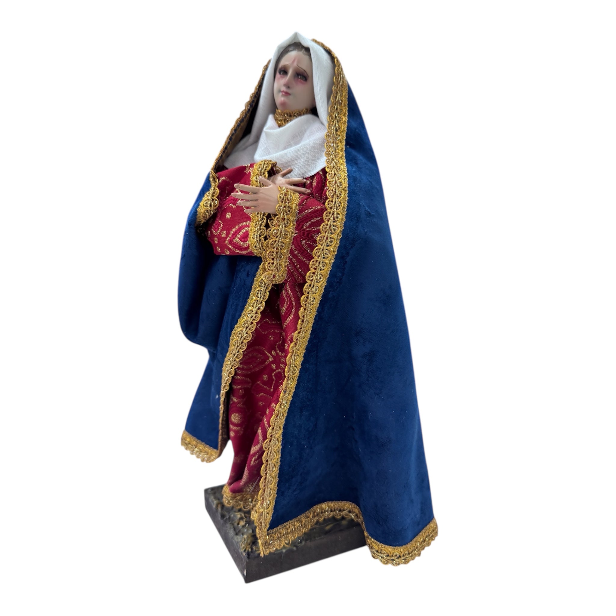 Virgen De Los Dolores 33cm Para Vestir