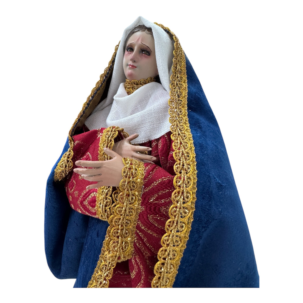 Virgen De Los Dolores 33cm Para Vestir