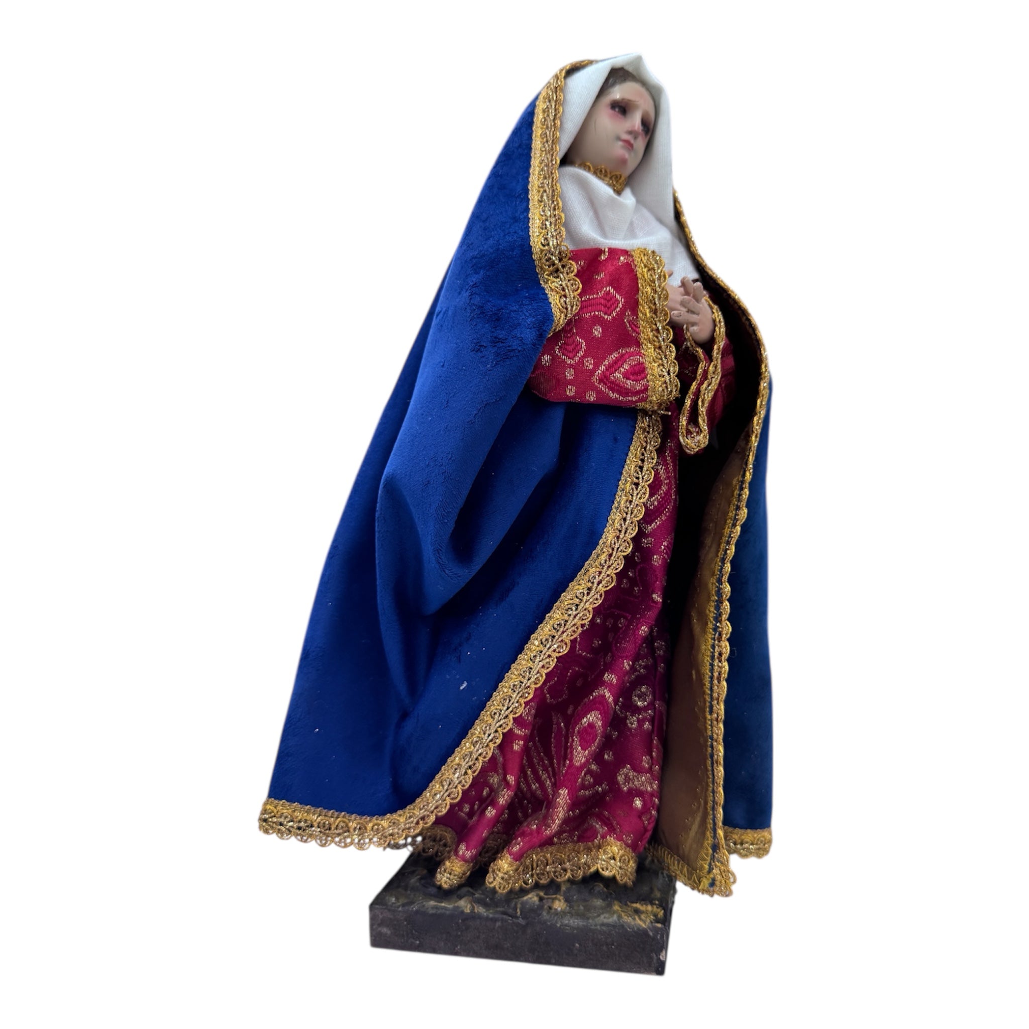 Virgen De Los Dolores 33cm Para Vestir