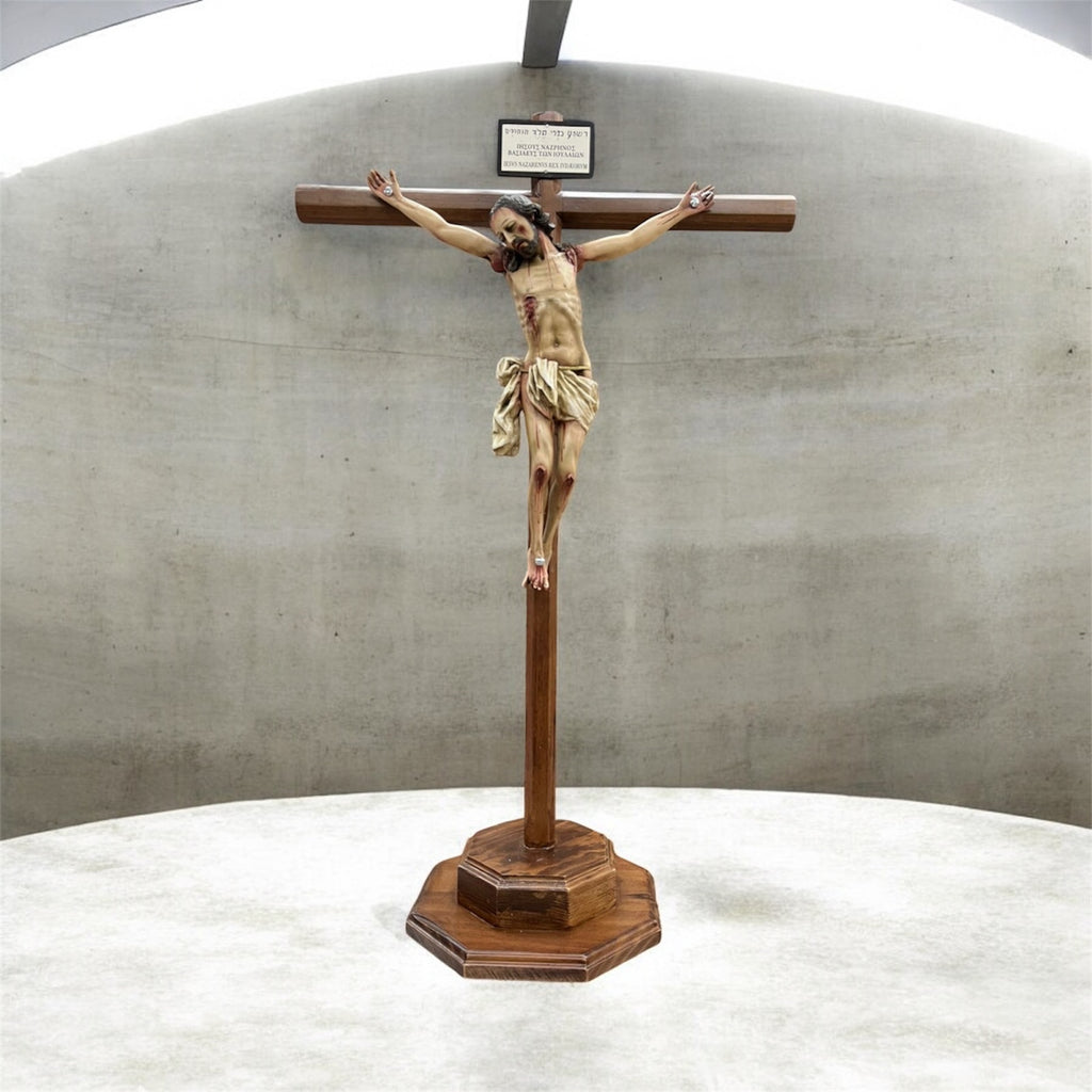 Cristo Crucificado De Base Desmontable 81cm