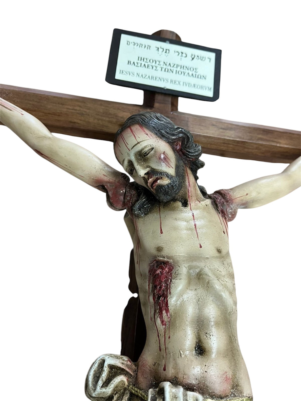 Cristo Crucificado De Base Desmontable 81cm