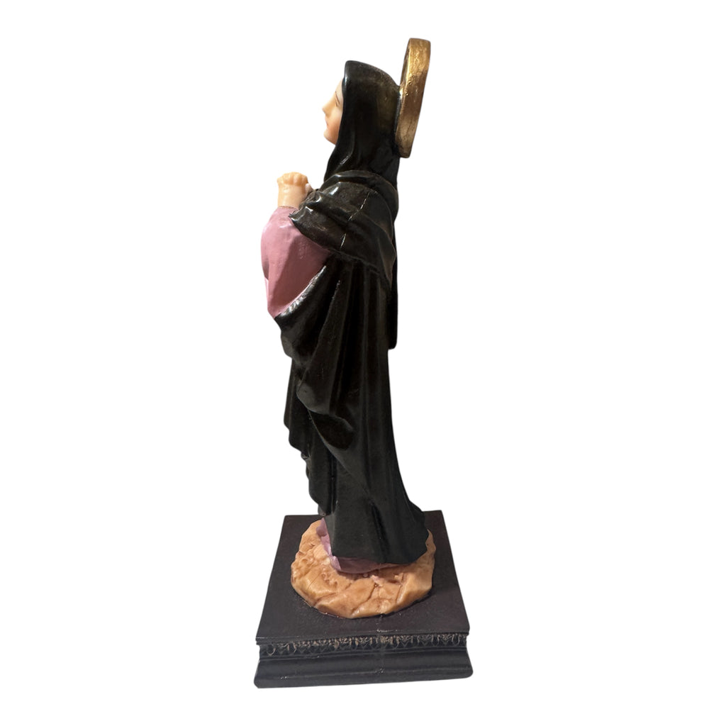 Virgen De Los Dolores O Dolorosa En Resina 15cm