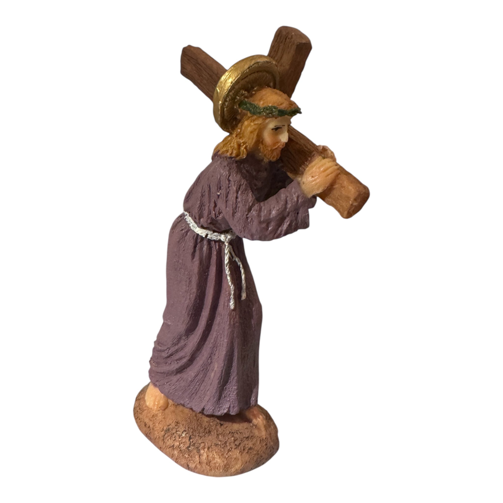 Figura Jesús Nazareno Con Cruz 11cm