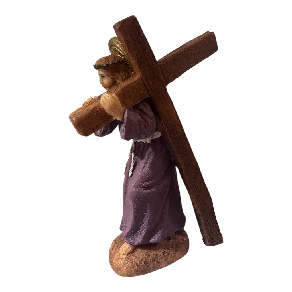 Figura Jesús Nazareno Con Cruz 11cm
