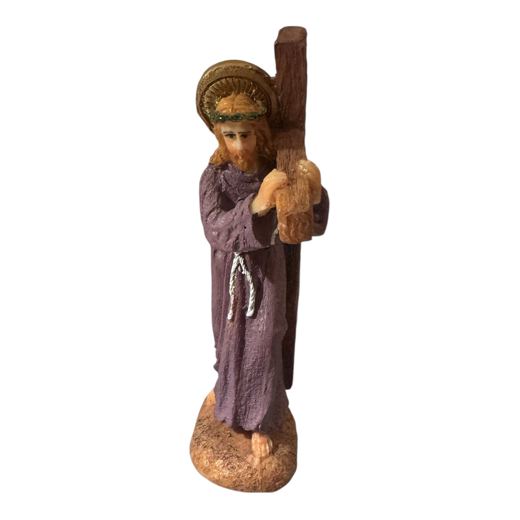Figura Jesús Nazareno Con Cruz 11cm
