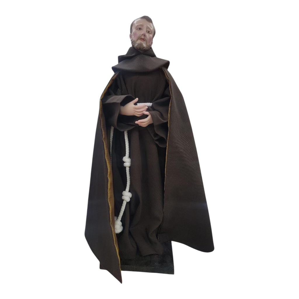 San Francisco Asís 60 Cm óleo bruñido