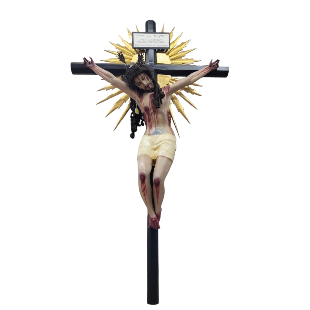 Cristo Muerto  con Cruz 150 cm