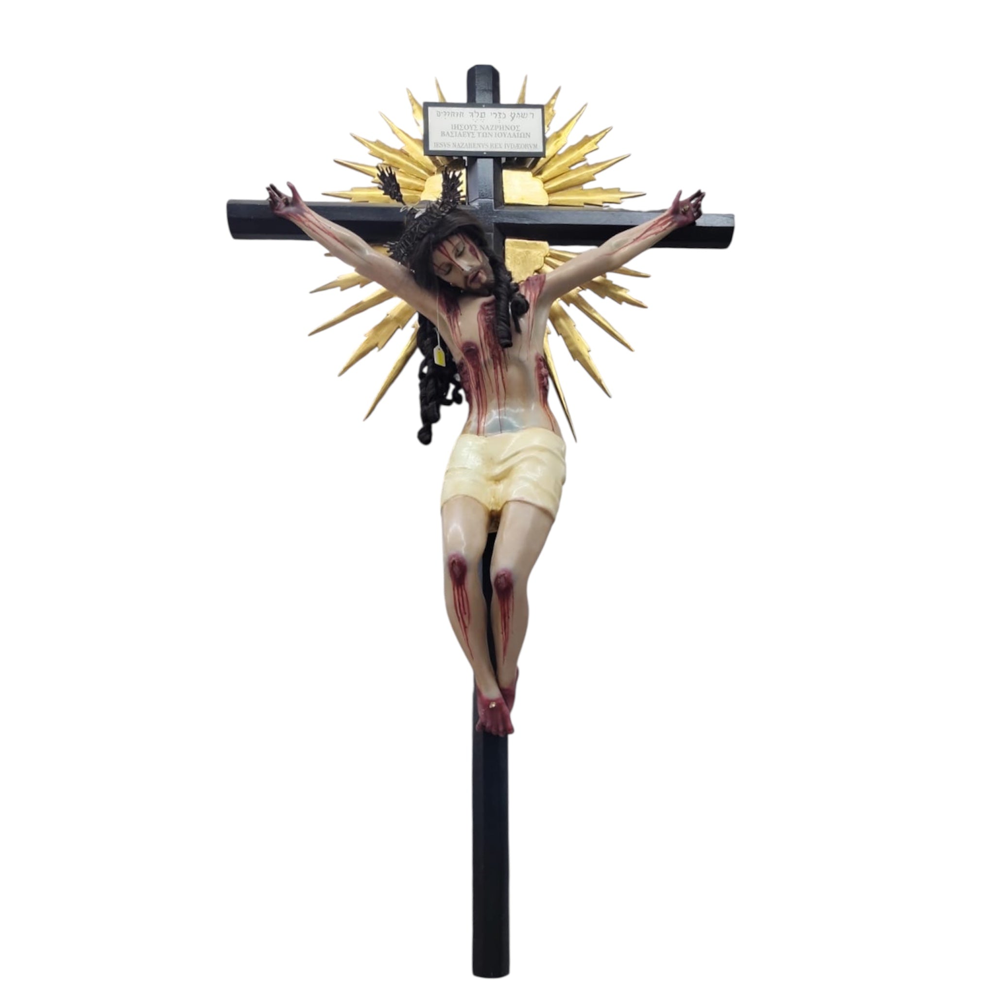 Cristo Muerto  con Cruz 150 cm