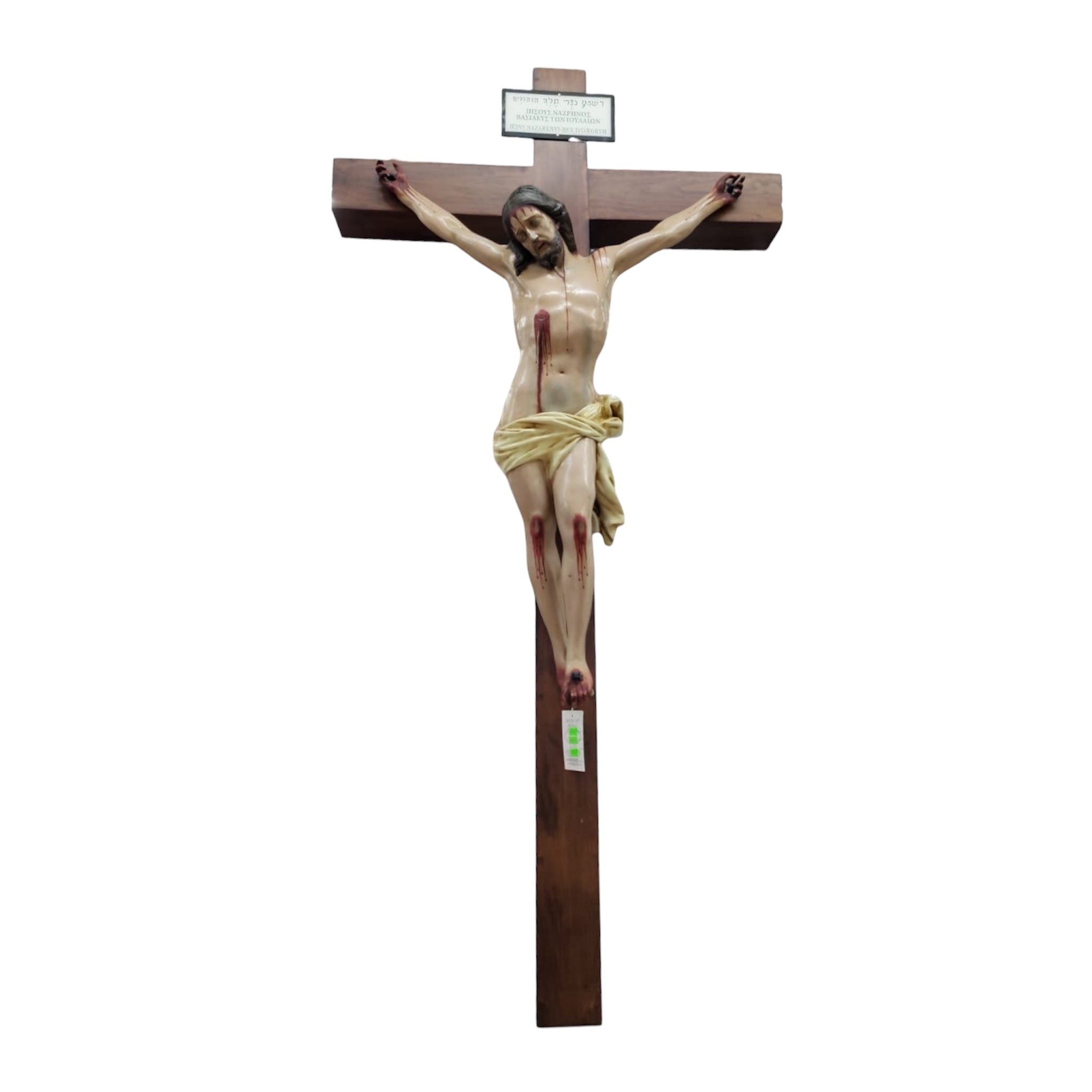 Cristo Muerto  con Cruz 160cm