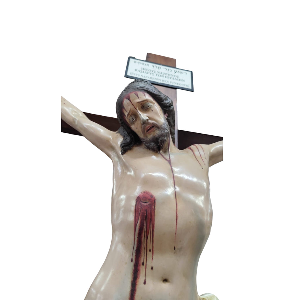 Cristo Muerto  con Cruz 160cm
