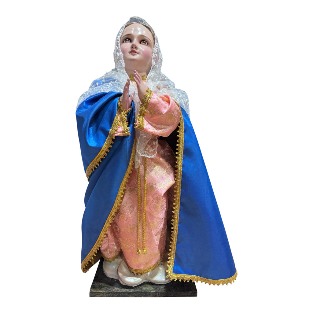Divina Infantita O Maria Niña Fina Acabado Bruñido 70cm