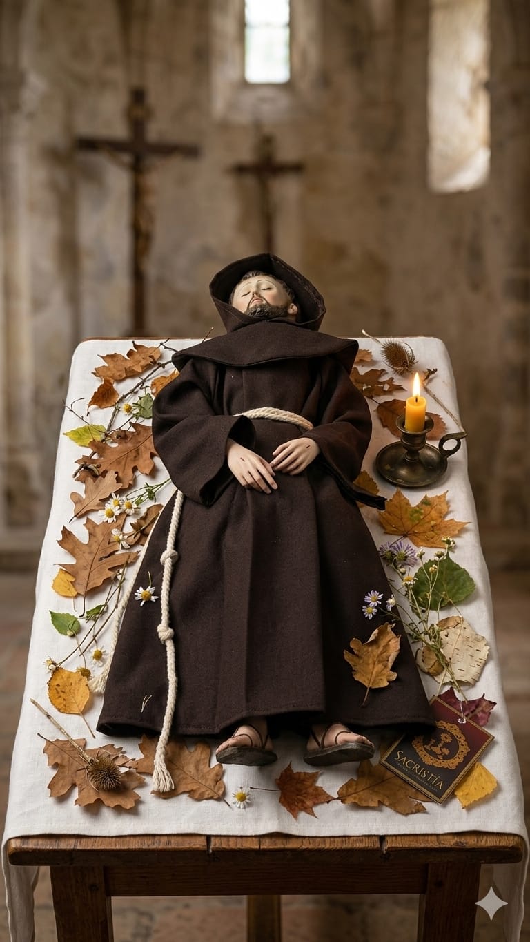 Figura Transitó De San Francisco De Asís 50cm