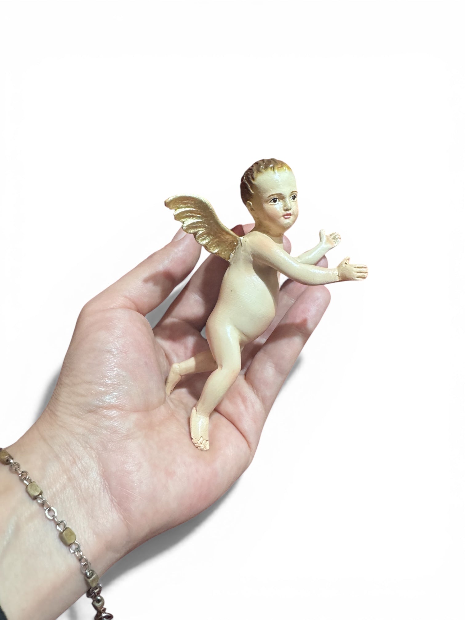 Juego de Querubines   En Resina 12 Cm
