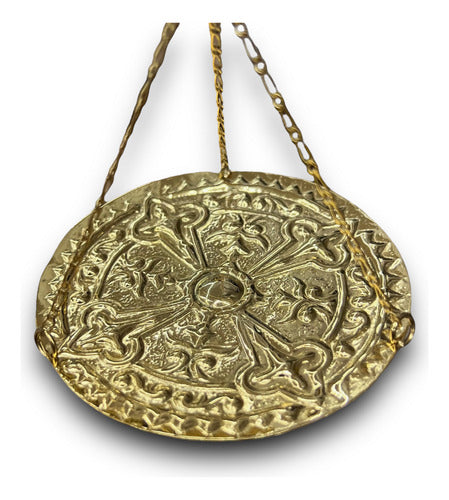 Balanza En Latón Para San Miguel Arcángel De 90cm A 110cm