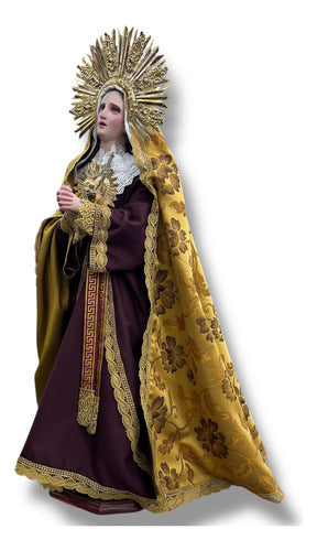 Nuestra Señora De Los Dolores O Virgen Dolorosa 102cm