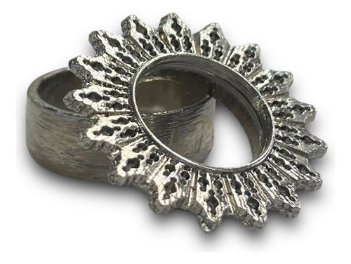 Teca O Relicario Con Rayos (porta Reliquia Santos)