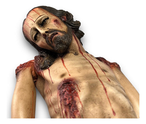 Cristo Crucificado De Base Desmontable 81cm