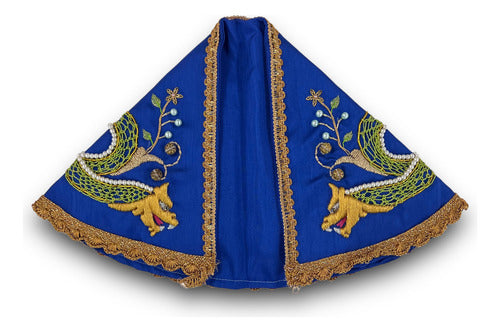 Vestimenta Bordada Pieza Unica Para Virgen De 20cm-23cm