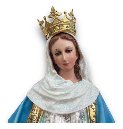 Corona Reinal En Latón Con Cristal Cortado #9