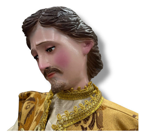 San Juan Evangelista Para Vestir, Articulado Y Bruñido 65cm