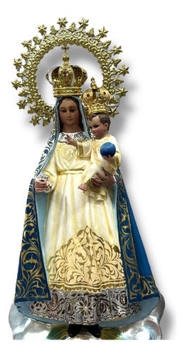 Nuestra Señora De La Caridad Del Cobre Fina Y Accesorio 78cm