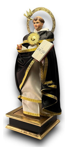 Santo Tomás De Aquino Al Óleo Imagen Para Vestir 63cm