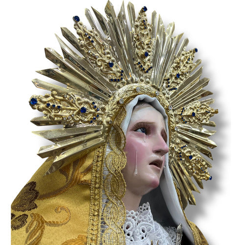 Nuestra Señora De Los Dolores O Virgen Dolorosa 102cm