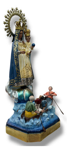 Nuestra Señora De La Caridad Del Cobre Fina Y Accesorio 78cm