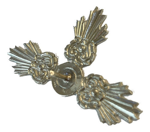 Resplandor De 3 Potencias En Plata 0.925 7cm X 4cm