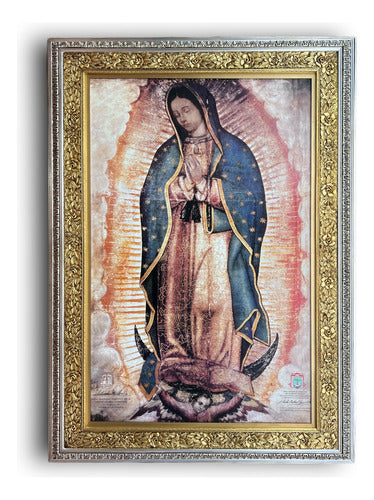 Cuadro Tamaño Natural 2mt Virgen De Guadalupe Certificada