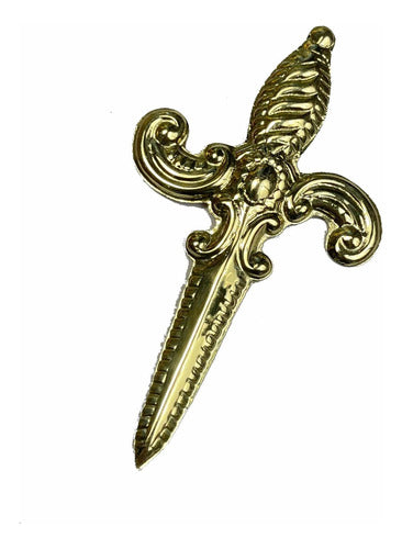 Accesorio Daga Latón Para Virgen De Los Dolores 10cm