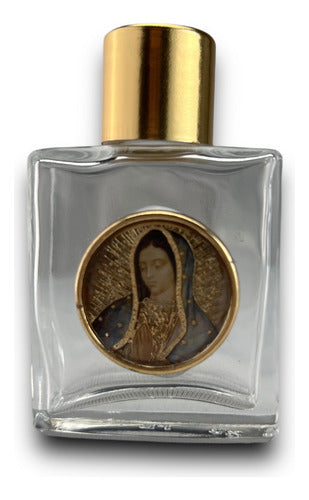 Botella Para Agua Bendita Virgen De Guadalupe 7.5cm