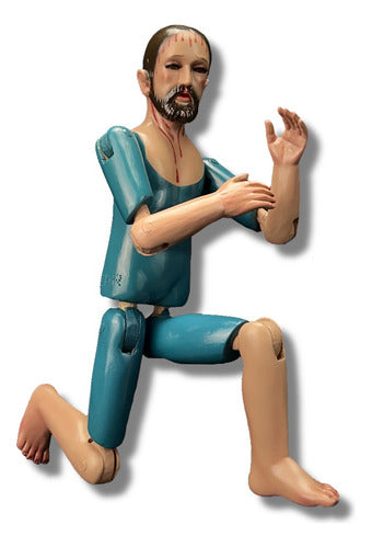 Jesús De Nazareno Articulado En Madera  Para Vestir 31cm