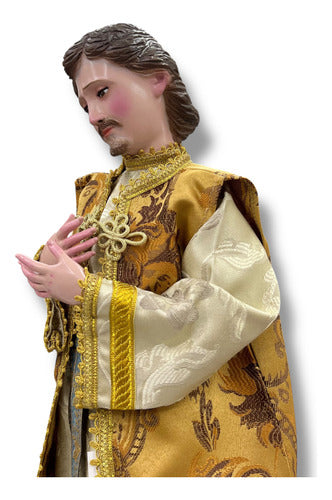 San Juan Evangelista Para Vestir, Articulado Y Bruñido 65cm