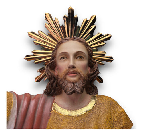 San Juan Bautista Talla En Madera 50cm