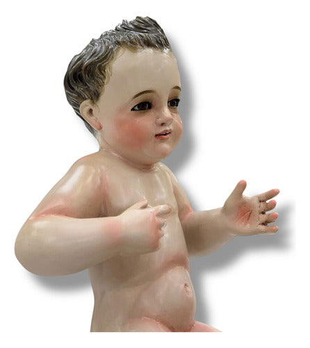 Niño Dios O Niño Jesús Talla En Madera Cedro Rojo 30cm