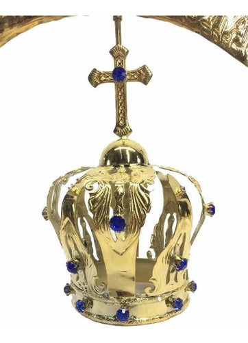 Corona  Virgen San Juan De Los Lagos En Baño De Oro