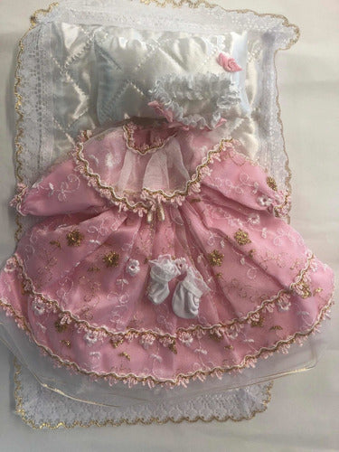 Vestido Para Imagen Religiosa Divina Infantinta 25cm