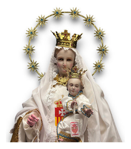 Aureola 12 Estrellas 22cm Latón