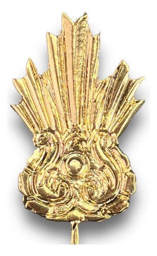 Juego De 3 Potencias Chapa De Oro 4cm