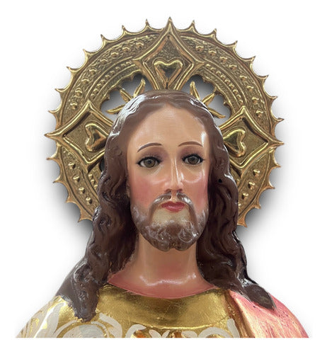 Aureola Bañada En Oro 20cm Para Imágenes De Jesús