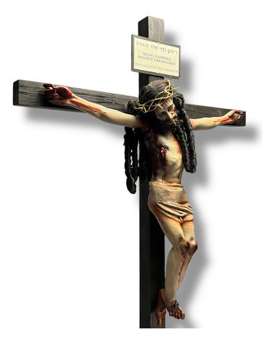 Cristo Crucificado 85cm Desmontable Para Santo Entierro 44cm