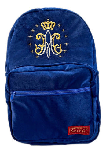 Mochila Sacristía Bordada Mariano