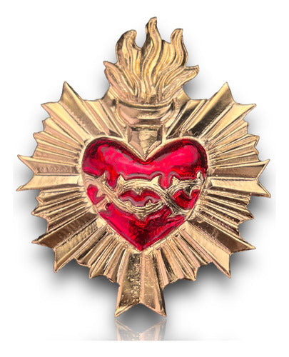 Corazón De Jesús Accesorio  Chapa De Oro  Imágenes 60-80cm