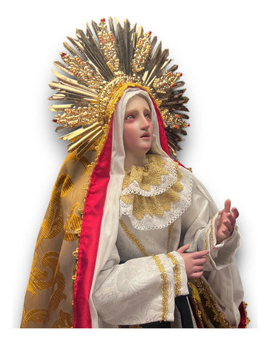 Nuestra Señora De Los Dolores O Virgen Dolorosa 102cm