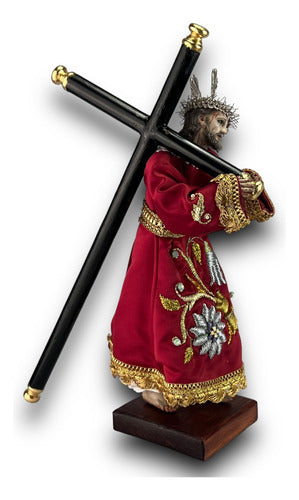 Jesùs De Nazaret O Nazareno Para Vestir Talla En Madera 38cm