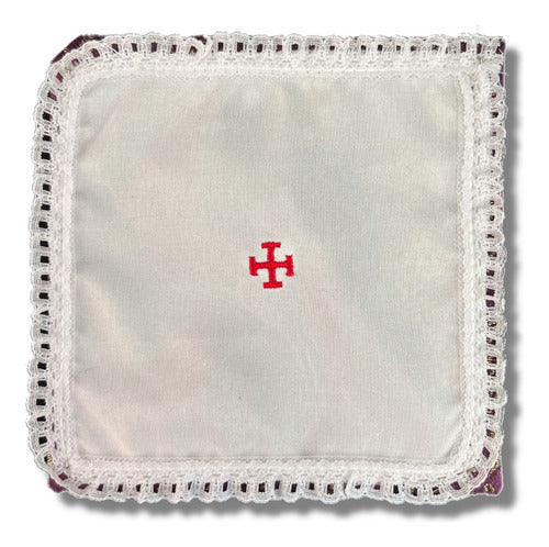 Palia Litúrgica Bordada Pintada A Mano Sacristia Cordero