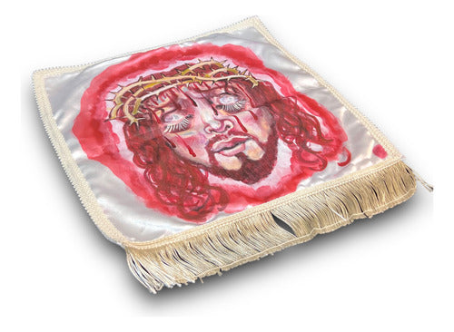 Velo De La Veronica O Santa Faz Pintada A Mano