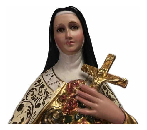 Santa Teresita Del Niño Jesús 88cm Hoja De Oro