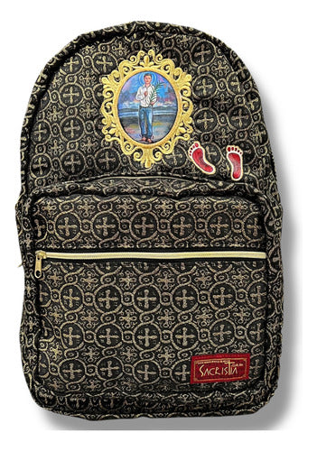 Mochila Sacristía Bordada Escudo San José Sánchez Del Río